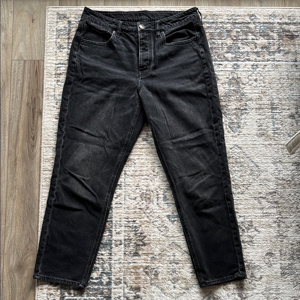 American Eagle Outfitters Black Straight Leg Jeans